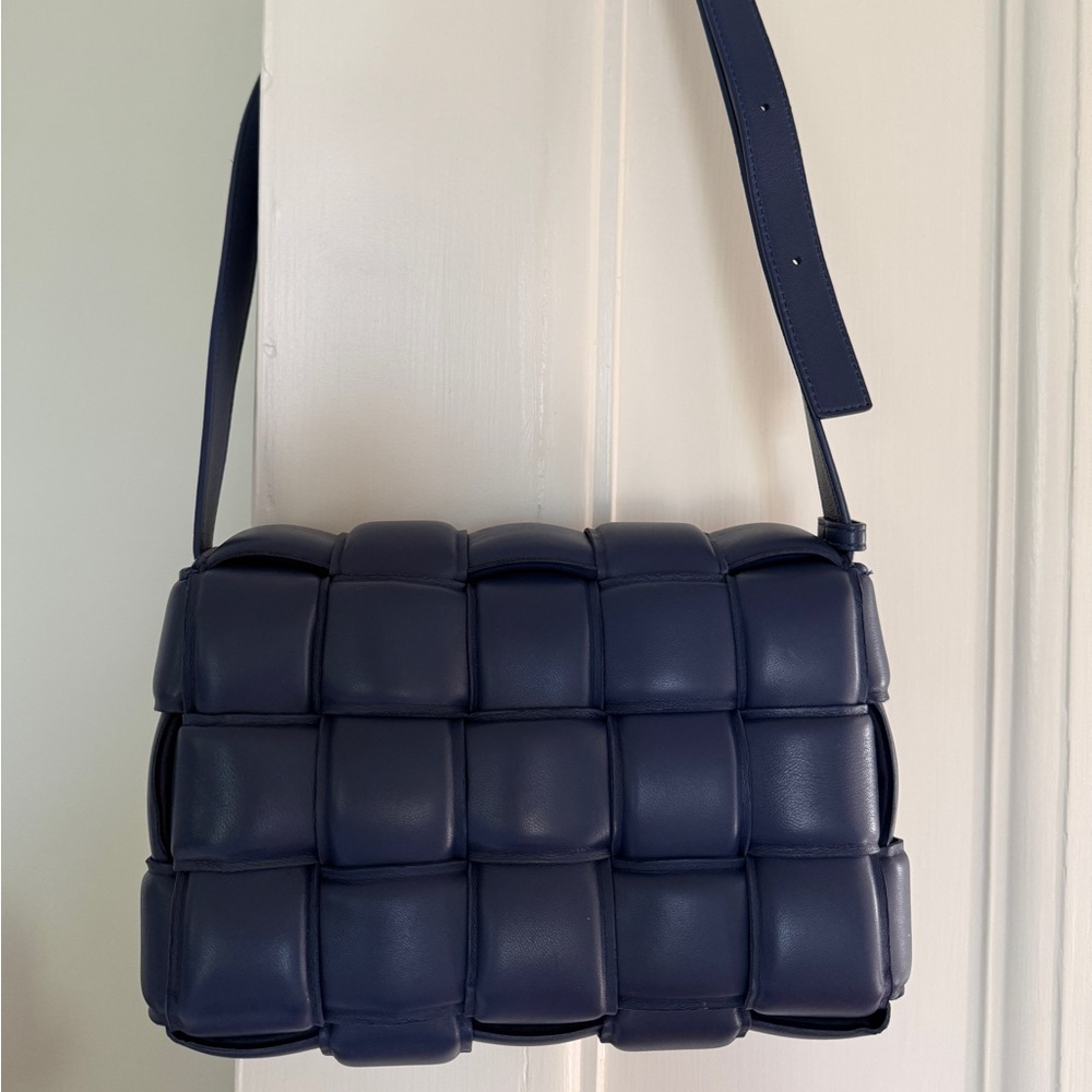 Bottega Veneta Dark Blue Padded Cassette cross-body bag